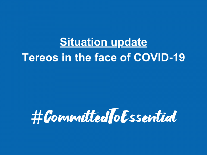COVID-19 – Tereos Continuity Plan – Update